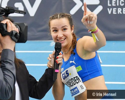 Rosina Schneider: Im Jamaika-Flow zum Hallen-DM-Titel