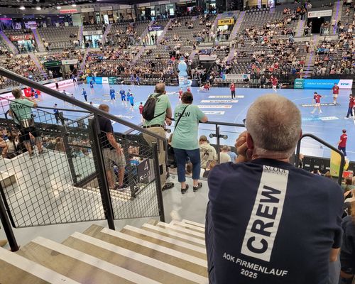 Highlight für unsere Volunteers beim Handballspiel des TVB Stuttgart