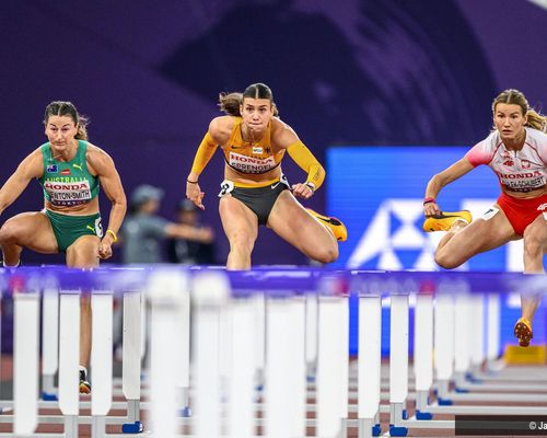 Sandrina Sprengel (LG Steinlach-Zollern) in Aktion.