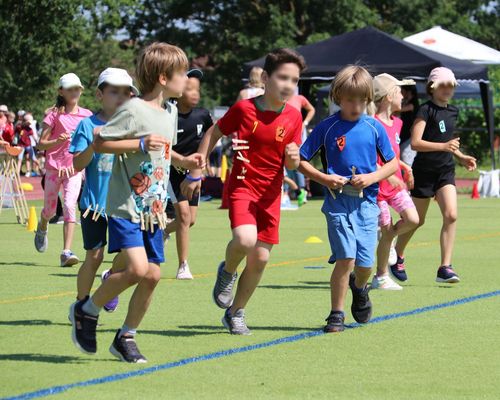 Die größte „Grundschule trifft Kinderleichtathletik“-Veranstaltung 2024 in Rutesheim